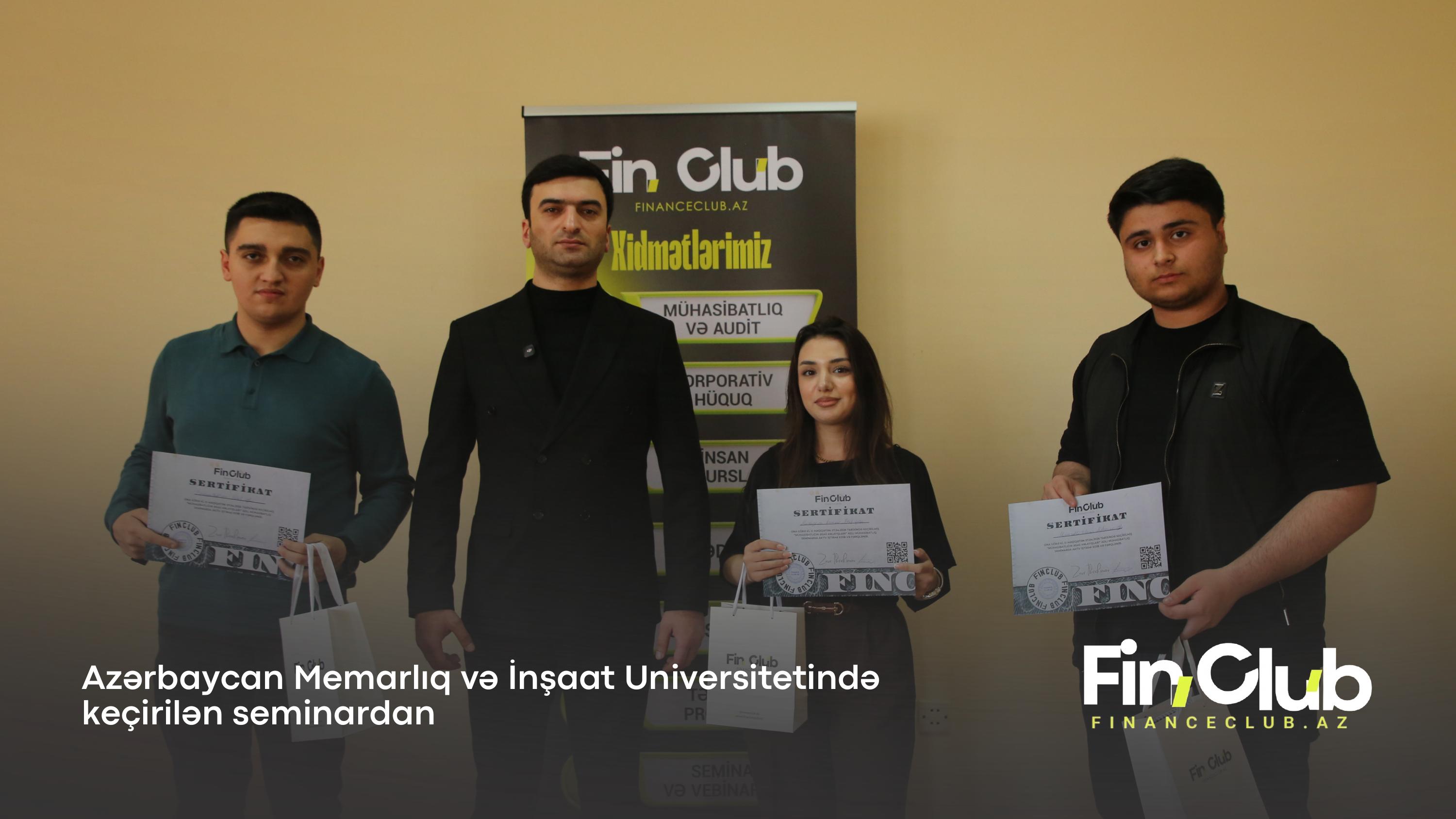 Fin Club iştirakçıları ilə foto